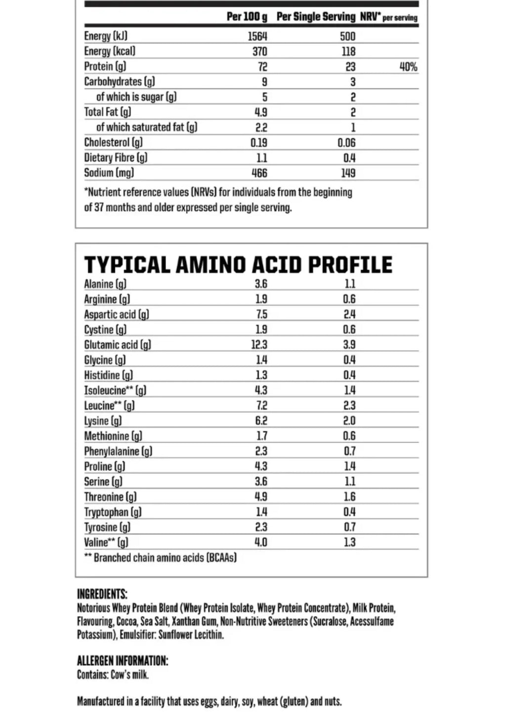 Nutritech Whey Protein 62 servings