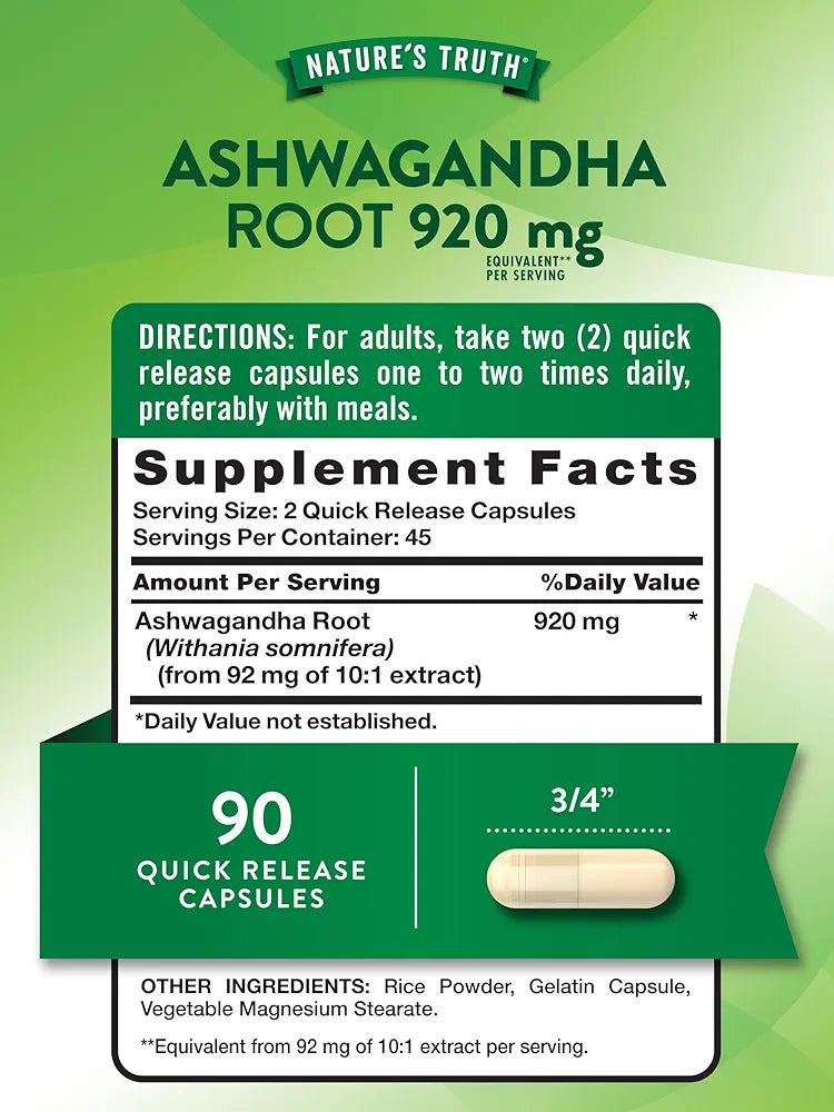 Ashwagandha Natures Truth