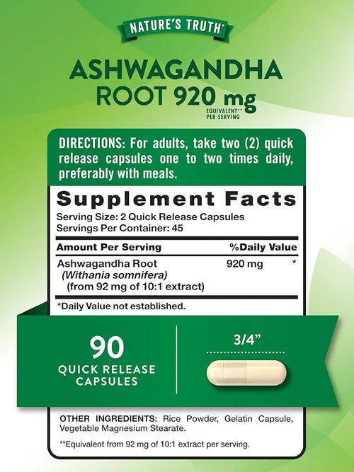 Ashwagandha Natures Truth