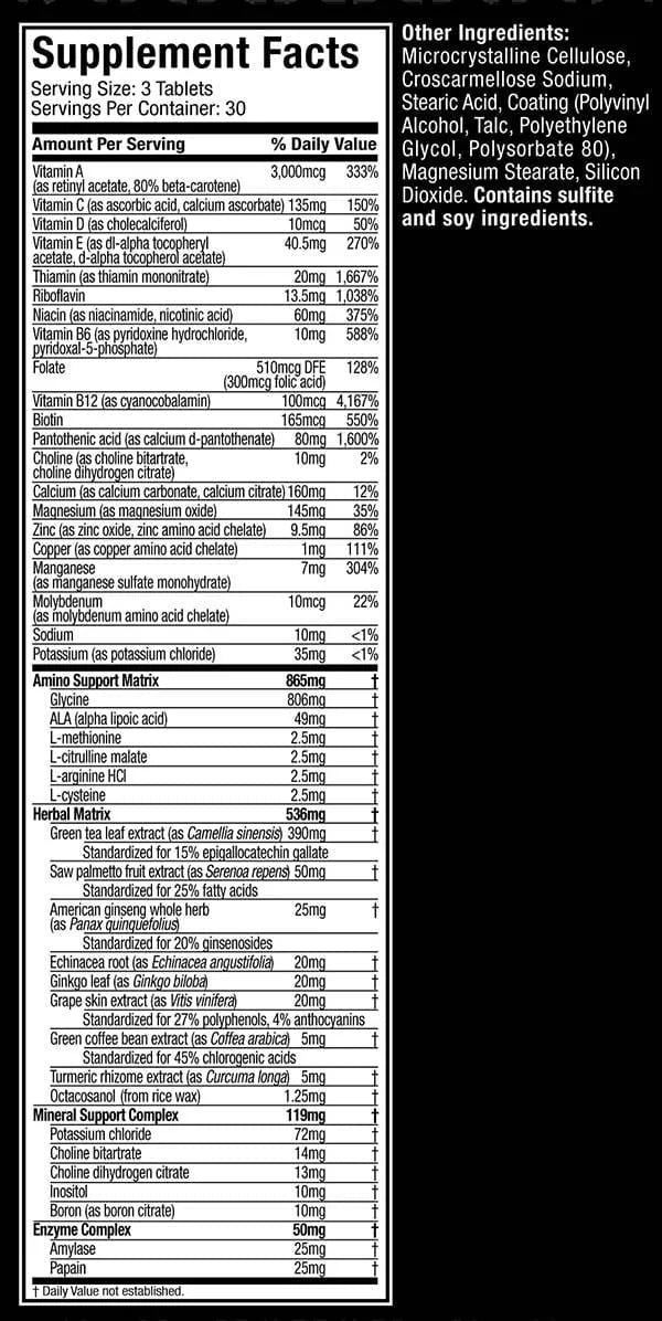 Muscletech Multivitamins