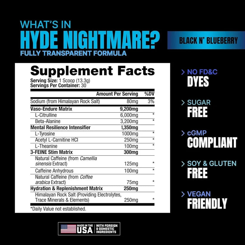 Mr Hyde Nightmare 30 servings