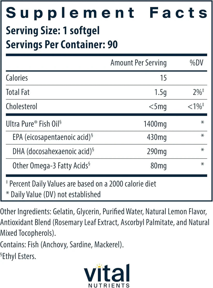 Vital Fish Oil Omega 3